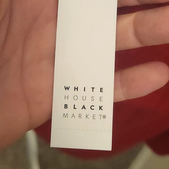 White House Black Market Red Sweater. NWT. Size LP and Medium - Picture 8 of 10